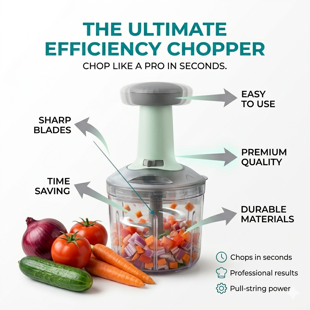 Even Slice Vegetable and Onion Chopper